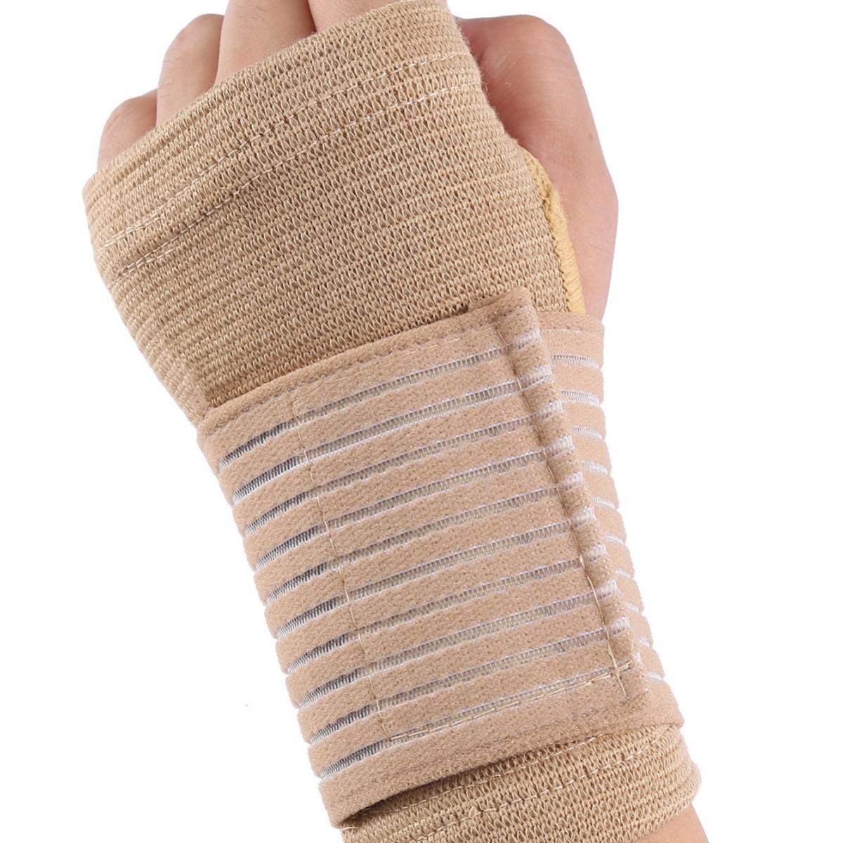 Outdoor Sports Thickened Compression Palm-Protection Fitness Gloves With Stretch Wrist Support