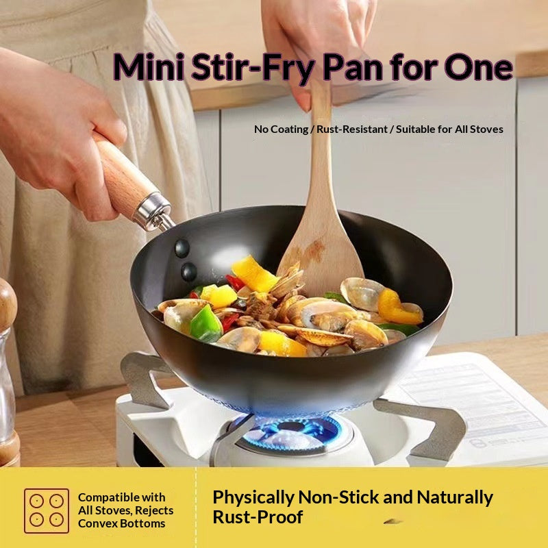 Single-serving Japanese-style Mini Non-coated Frying Pan For Home Use
