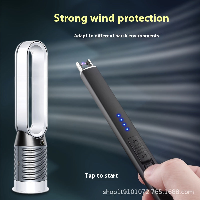 Gas Stove Outdoor Barbecue Metal Lighter Pulse Charging Igniter