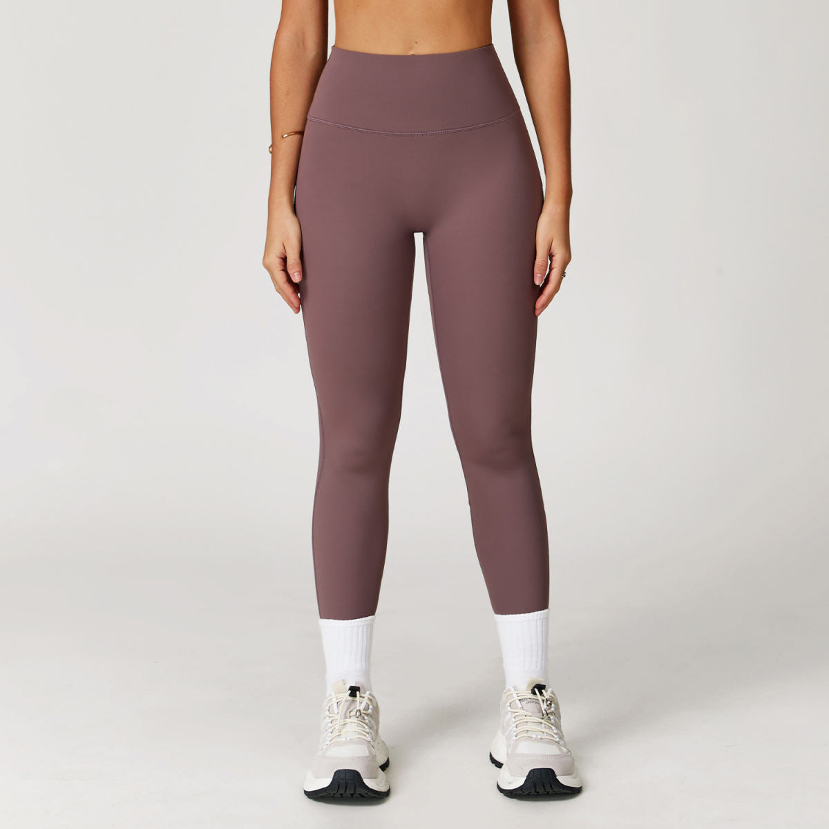Nude Feel Yoga Trousers High Waist Hip Lift Slim Skinny Pants Women