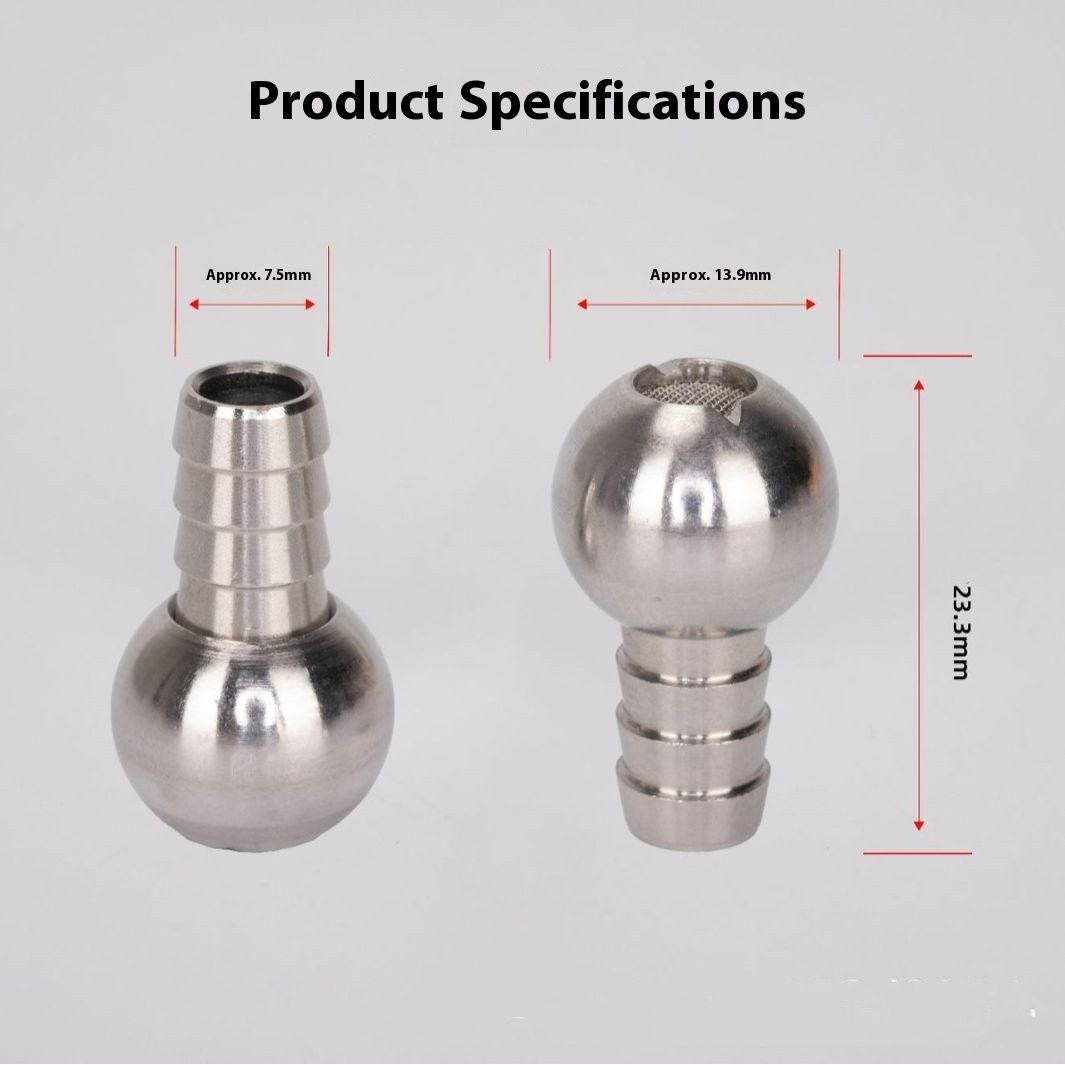 SUS304 Stainless Steel Gravitational Ball Filter Accessories