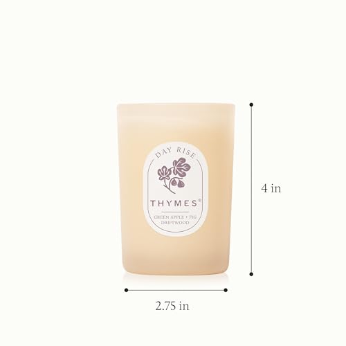 Thymes Scented Candles for Home Decor - Luxury Home Fragrance Gifts for Women & Men (6.5 oz, Day Rise)