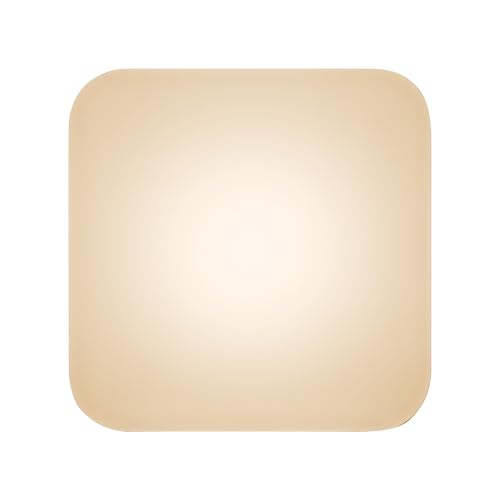 Lights by Night Mini Square LED Night Light, Plug in, Dusk to Dawn Sensor, Warm 3000K, Compact Single Outlet Design (Does...