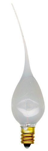 Creative Hobbies 7 Inch Electric Rustic Country Candle Lamp with On/Off Switch, 5 Foot Ivory Cord, Metal Base and 5W Silic...