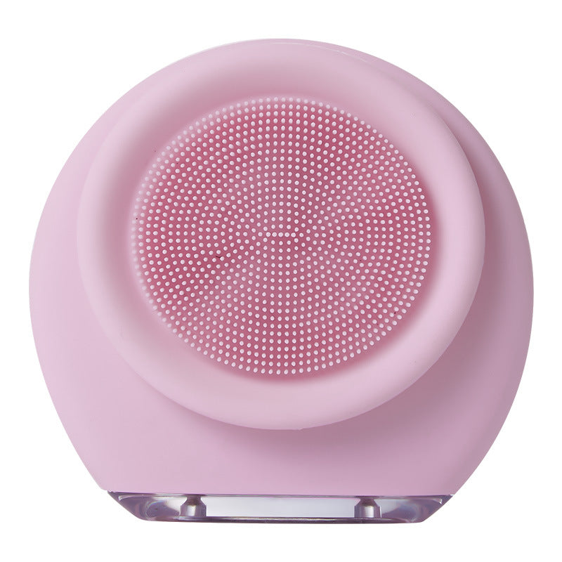 New Silicone Hot And Cold Rotating Portable Cleaning Waterproof Electric Face Washing Beauty Instrument