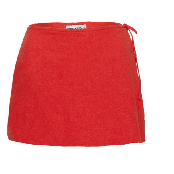 Short Skirt Women's Fitness Tennis Culottes Suit