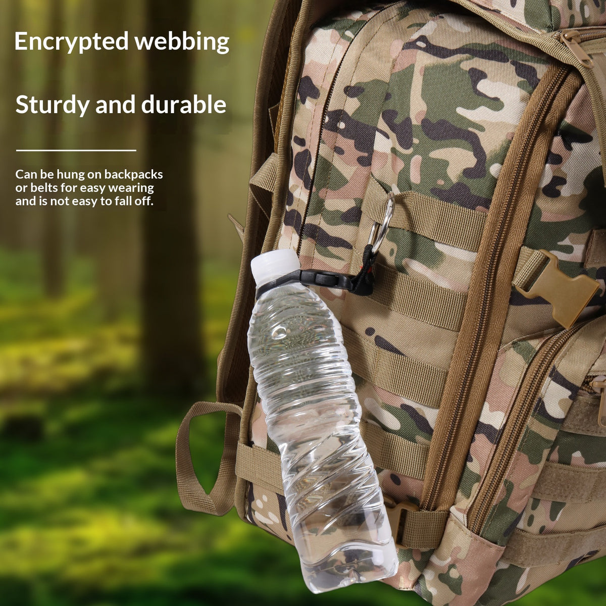 Outdoor Hiking Portable Water Bottle Clip