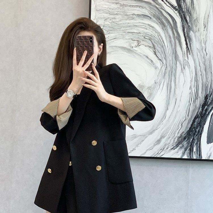 Seasonal Korean-style Double-breasted Chanel-style Top