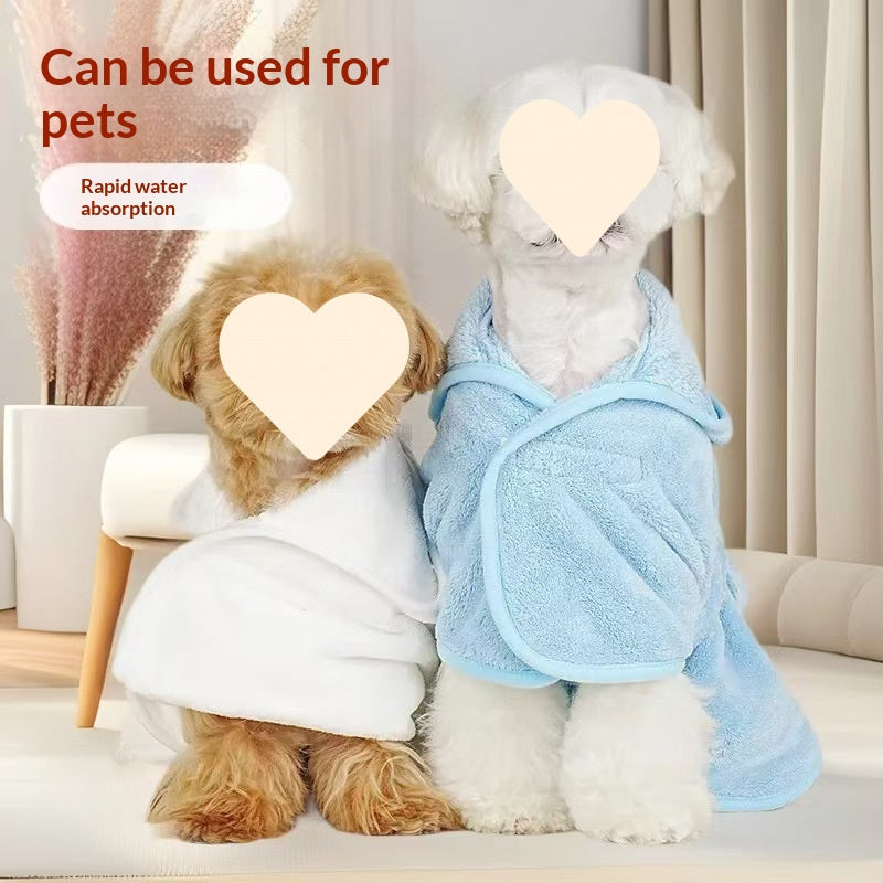 Pet Bath Towel - Highly Absorbent Microfiber Dog Towel for Drying Cats and Dogs - Soft Quick Dry Pet Grooming Towel