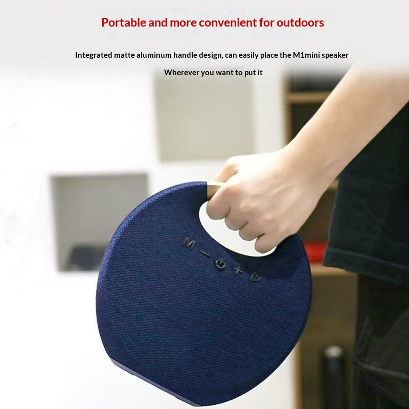 Gift Bluetooth Mini Fabric Portable Outdoor Wireless Subwoofer Desktop Home Speaker