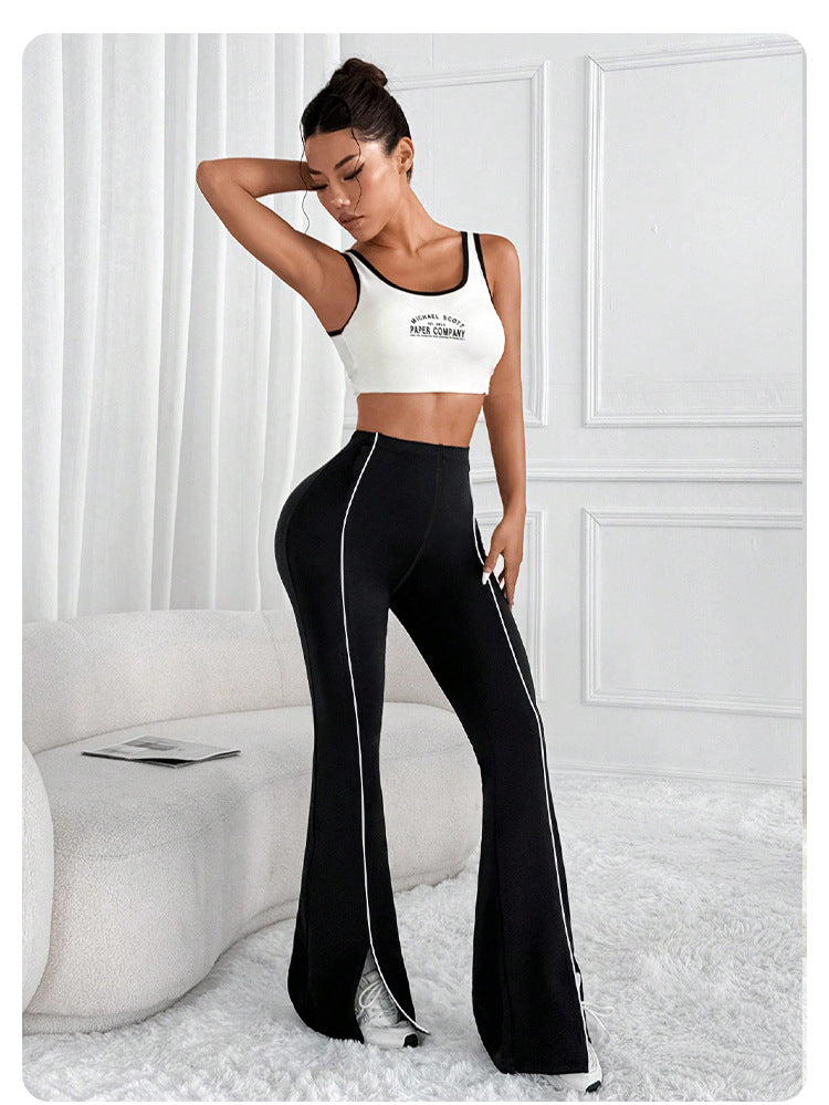 Womens New Slim Fit Flared Pants