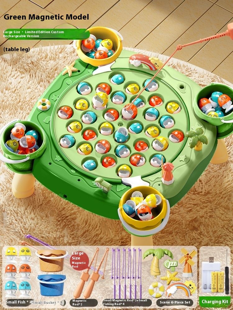 Baby Educational Electric Magnetic Fishing Toys