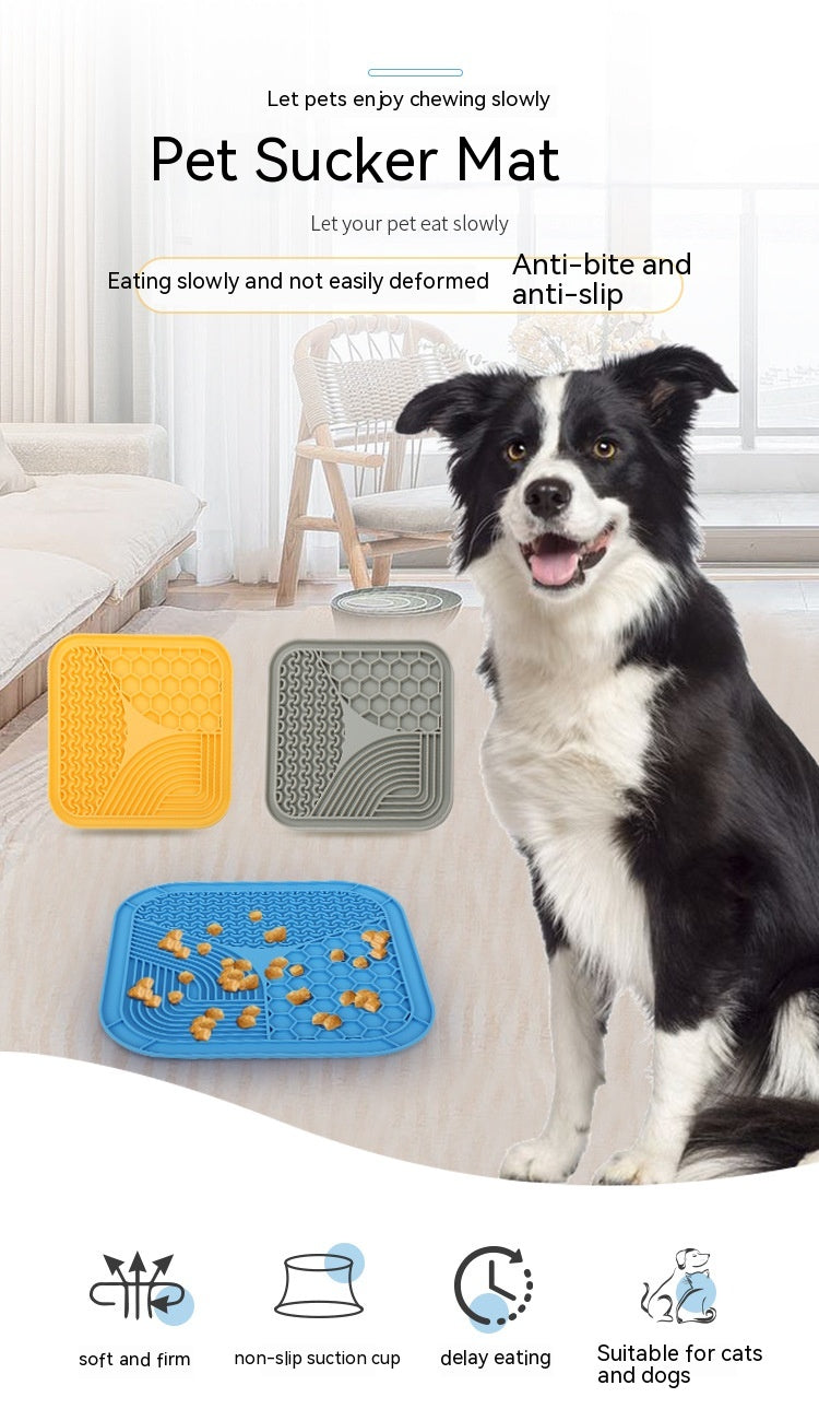 Anti-choke Slow Feeding Bowl Dog Licking Pad Pet Supplies