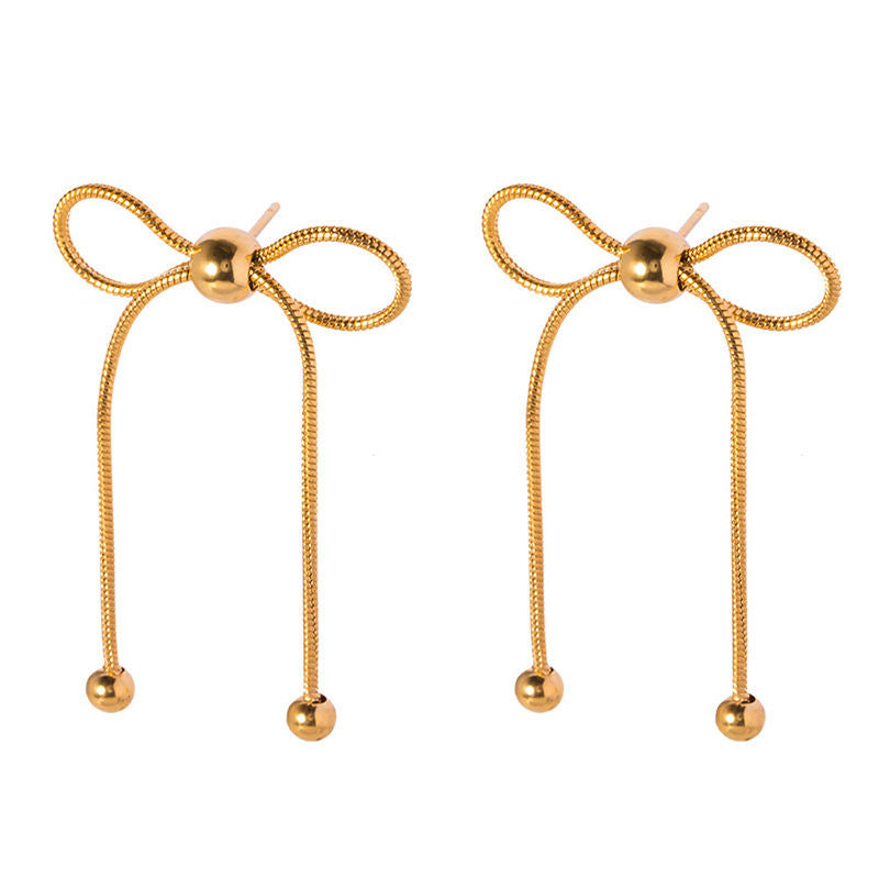 Pull Butterfly Design Shape Gold Necklace Clavicle Advanced Sense Accessories