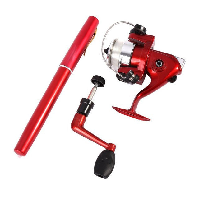 Pen Type Fishing Rod Spinning Wheel Feeding Line