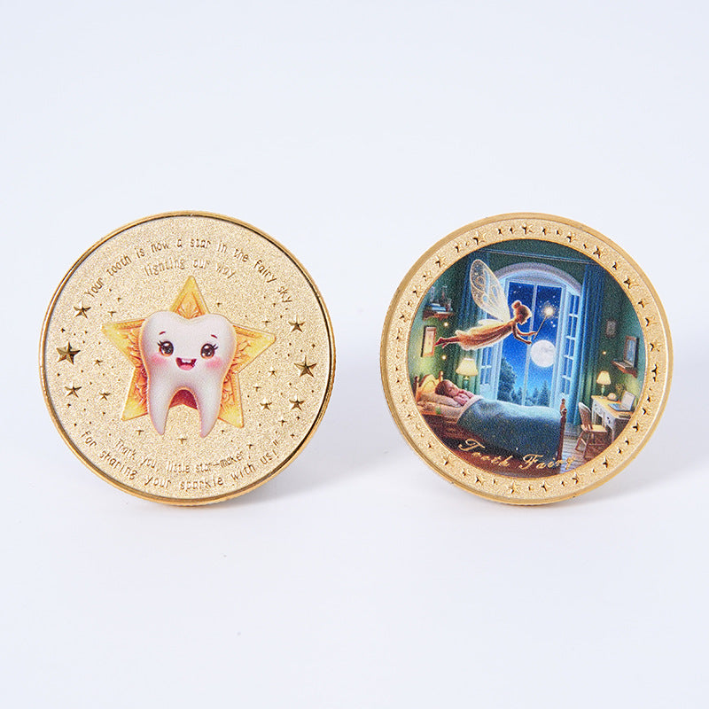 Tooth Fairy Tooth-Exchange Gift Commemorative Coin