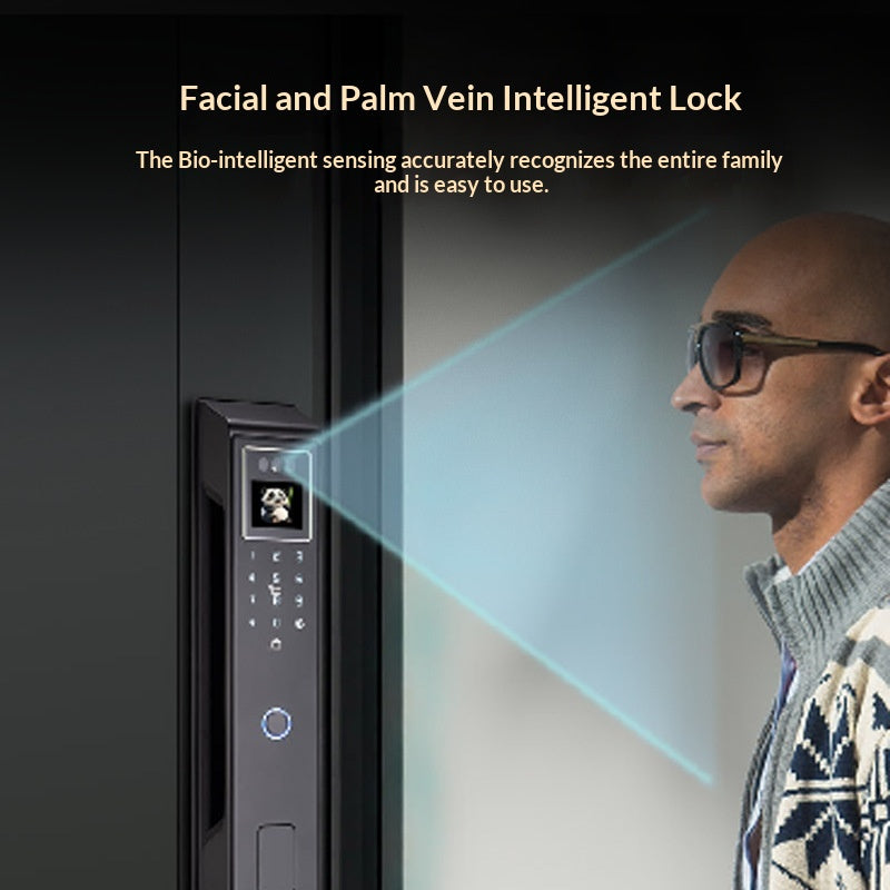 AI-powered Smart Door Lock With A Dynamic Visual Screen And Facial Recognition