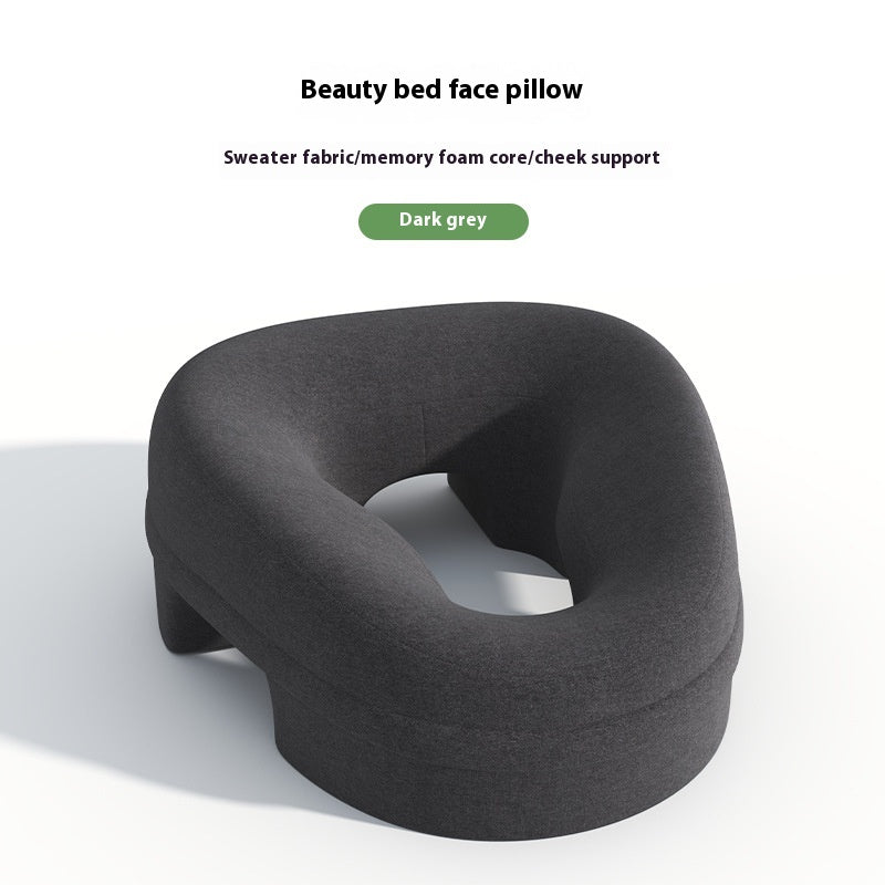 Household Massage Face Pillow Face Pad Bed Hole Flap Hole Comfortable Breathable Memory Foam