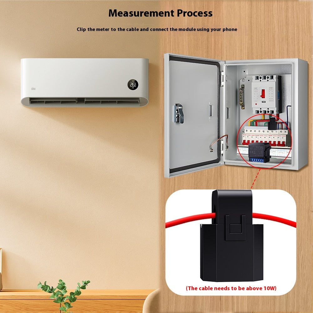 Smart On-off Device WiFi Monitoring Electricity Statistics Meter