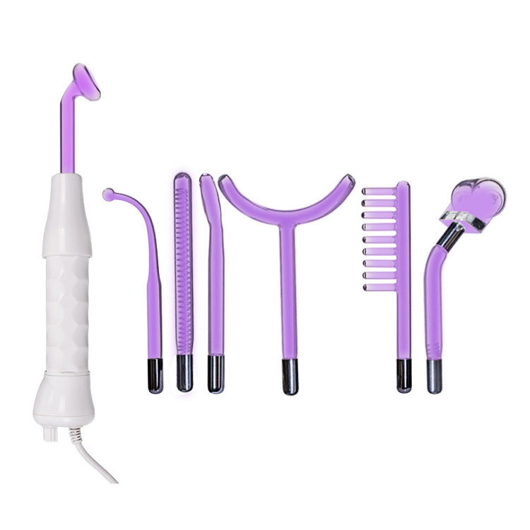 High Frequency Seven-in-one Electrotherapy Rod Red Light Purple Light Beauty Instrument