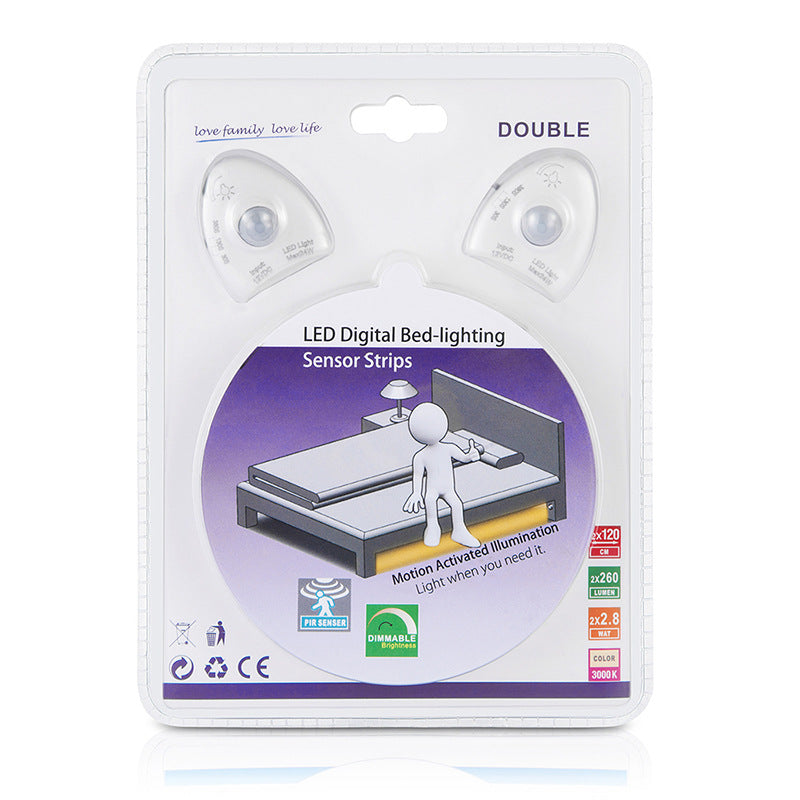 Smart Human-sensing Neon Under-bed LED Strip Ambient Light