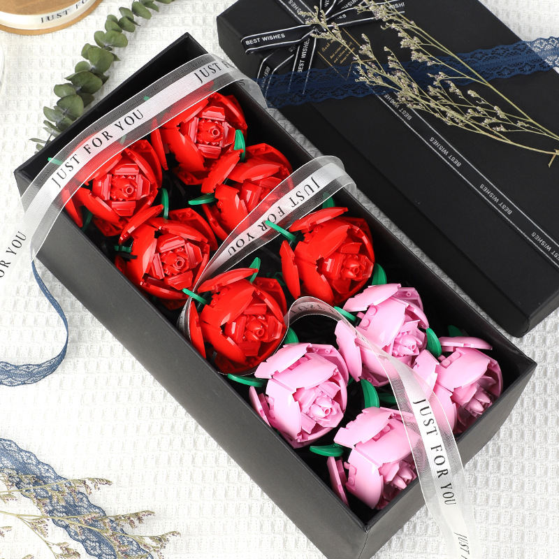 Educational Toys Rose Assembled Educational Toys Decoration Small Particles