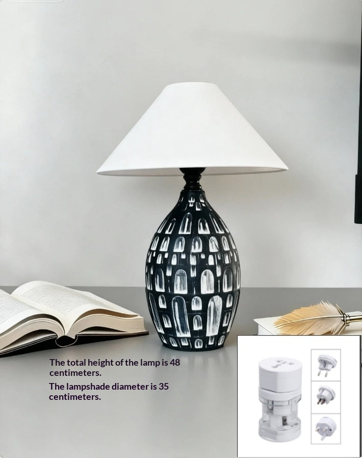 American-style Living Room Retro Bedroom Bedside Smart Table Lamp