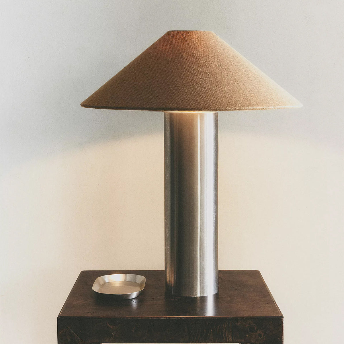 Conical Shaped Table Lamp For Living Room Mid Century Style Hotel Decor
