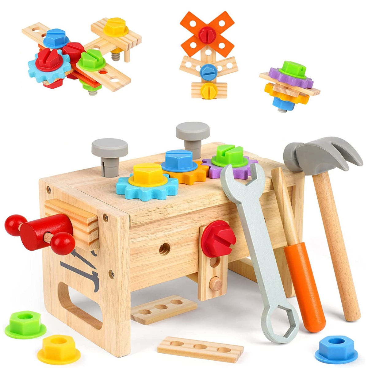 Wooden Tool Set: Multi-Piece Party Gift Set
