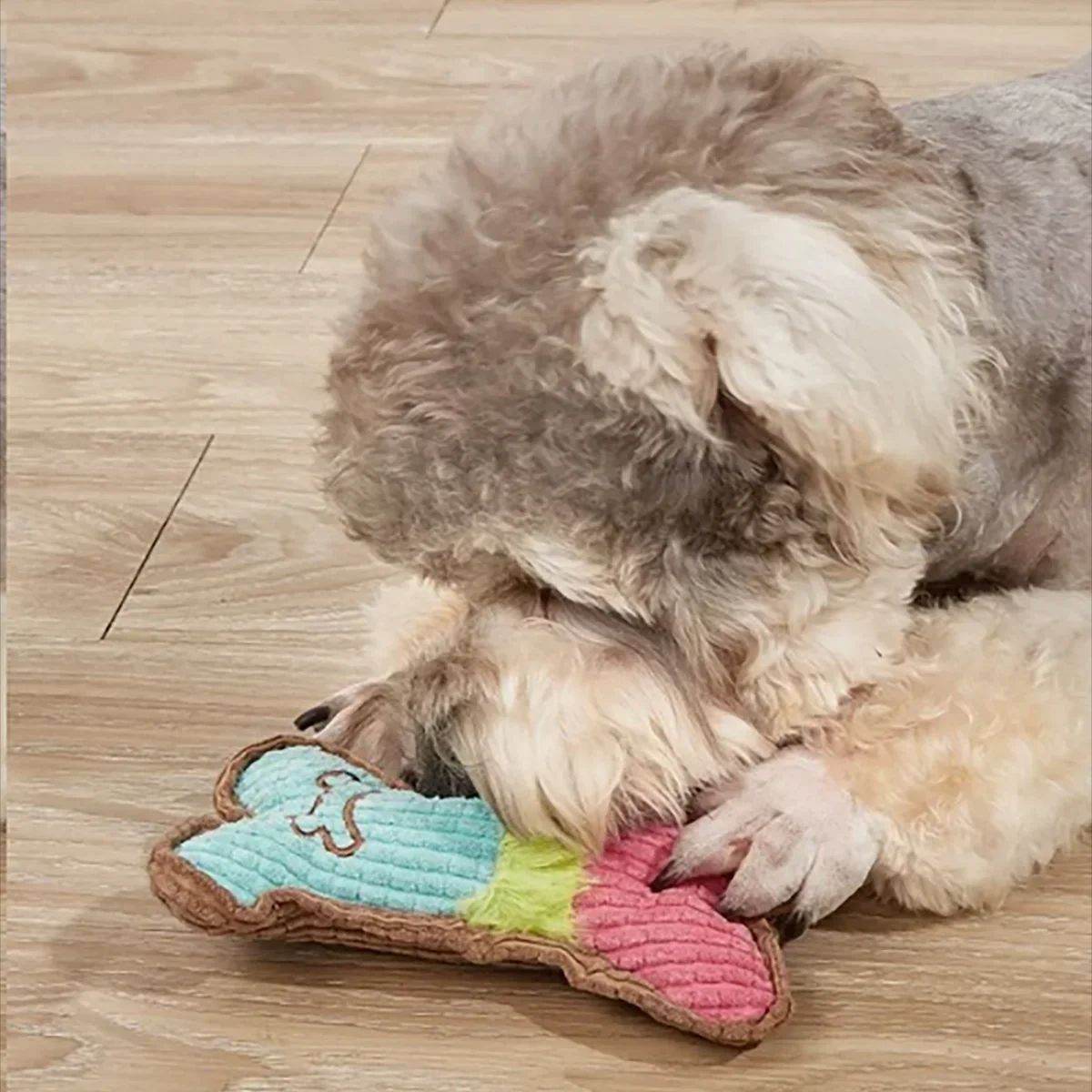 Dog Squeaky Toys, Plush Dogs Chew Toy For Small Medium Breed Puppy Teething Chewing Aggressive Interactive Birthday Gifts