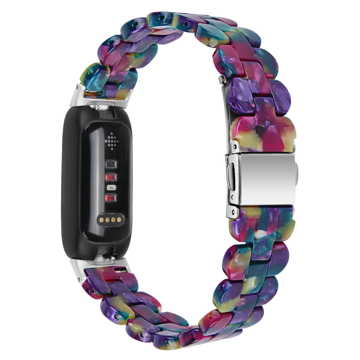 Fashion Personality Oval Resin Smart Flower Strap