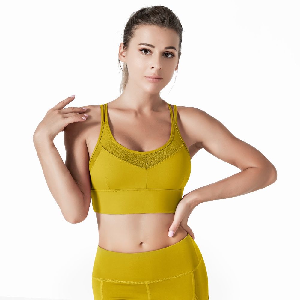 Shock-Resistant Sports Yoga Bra Underwear And Breathable RunningGym Tank Top