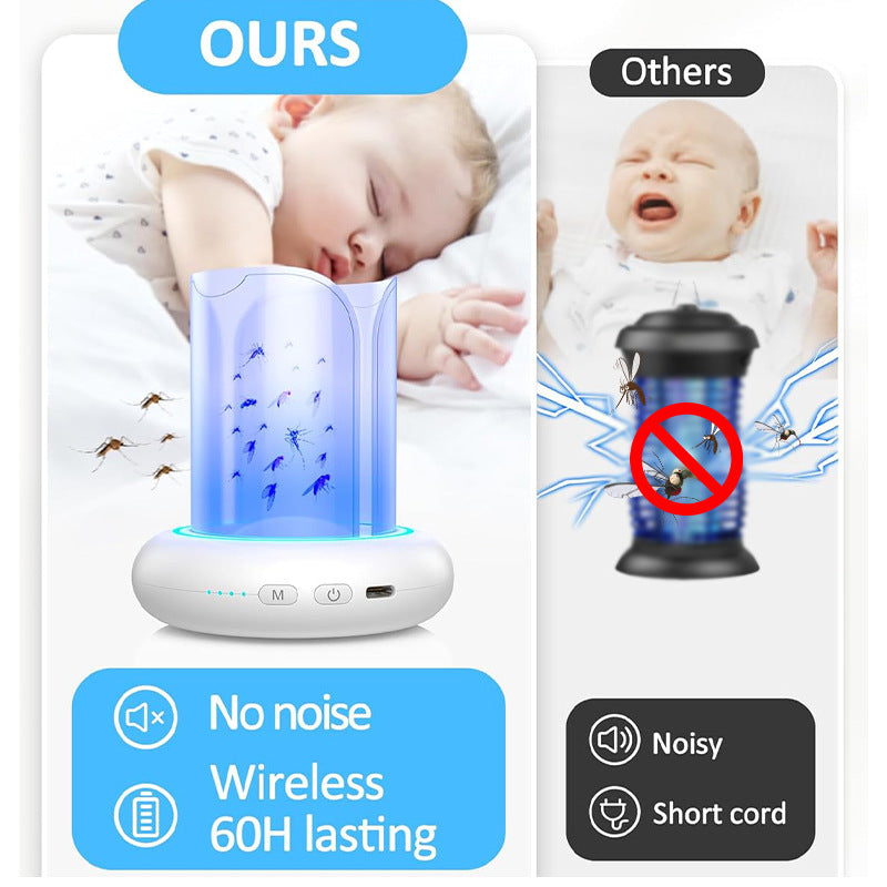 Purple Light attracting 360 degree Charging Fly Zapper