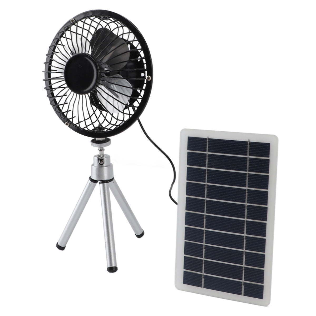 10W Solar Panel Exhaust Fan Monocrystalline Silicon Solar Powered Ventilator Fan Kit With Stand For Pet House Chicken Coop RV Greenhouse
