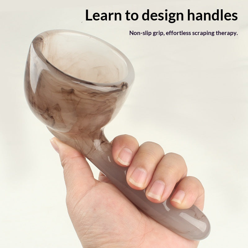 Full-body Loosening With A Handheld Gua Sha Bowl Tendon-striking Stick And Meridian Brush