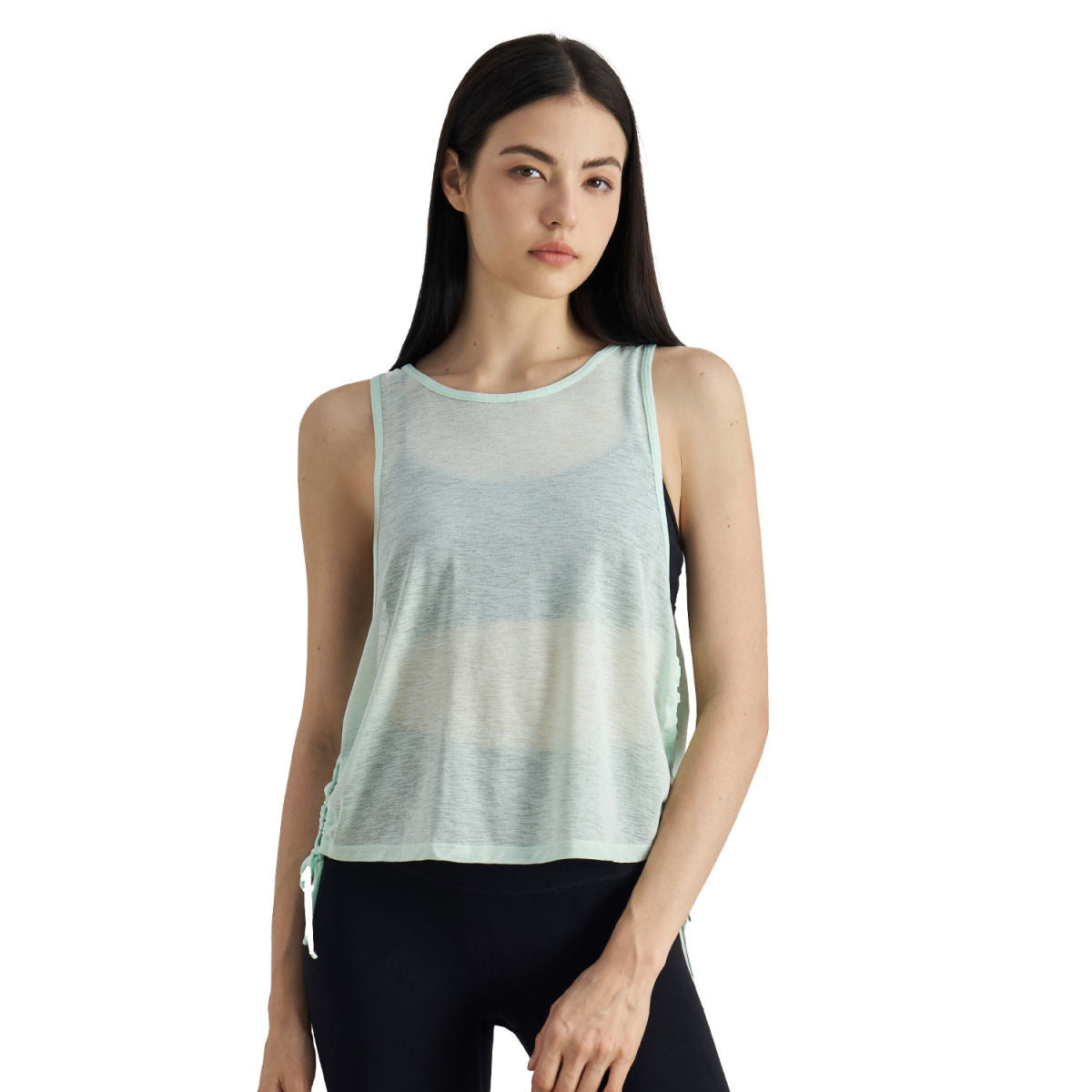Bunchy Yarn Yoga Blouse Sport Waistcoat For Women