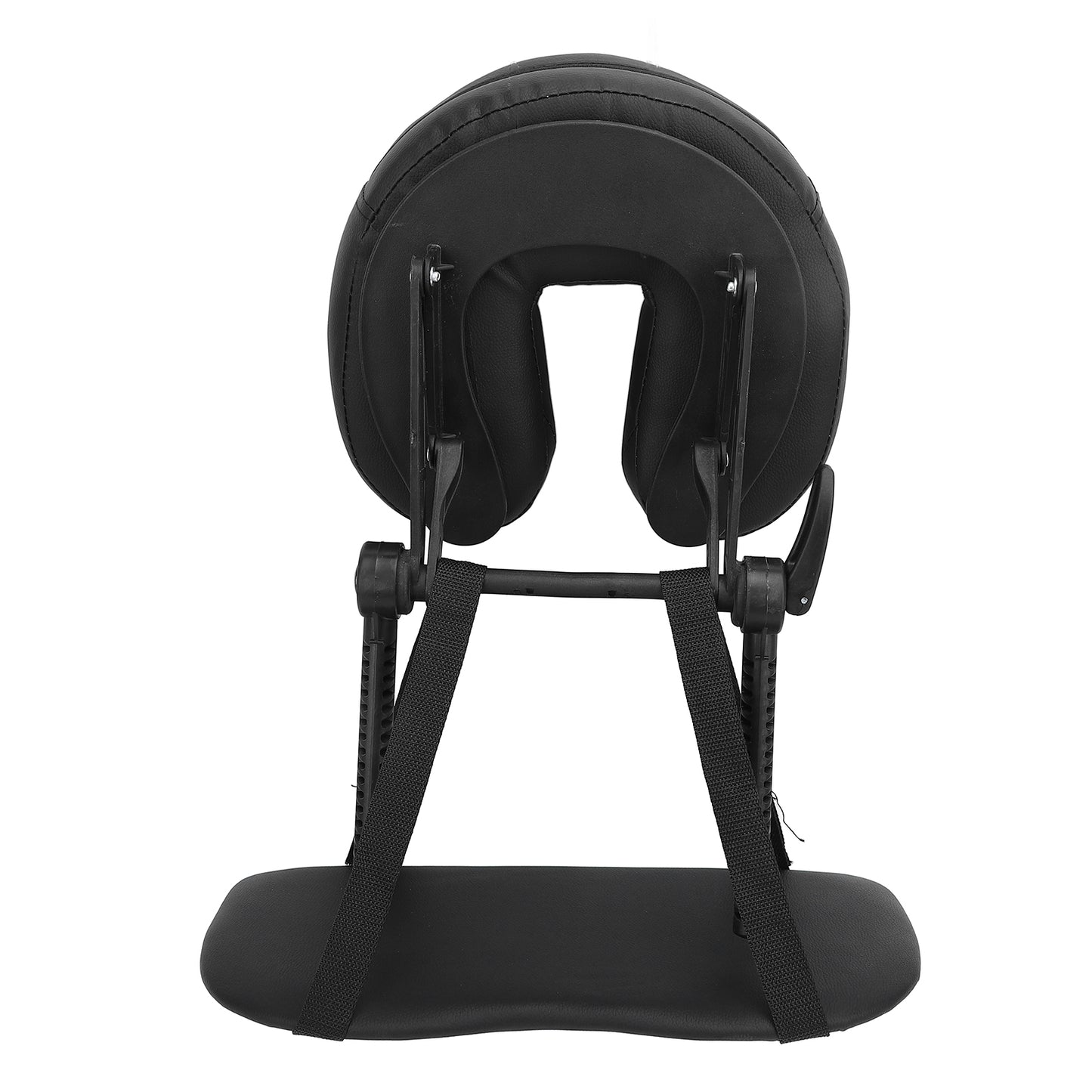 Beauty Bed Headrest Cradle U Shape Adjustable Folding Massage Table Face Cradle Pillow For Beauty Salon Black