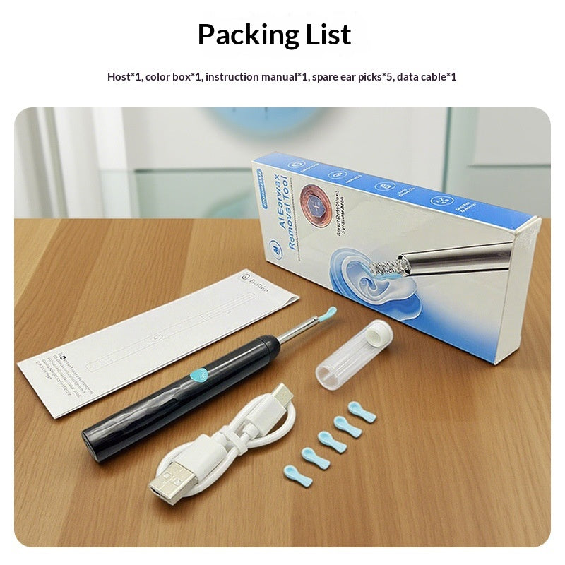 High-Definition Endoscopic Smart Visual Ear Pick