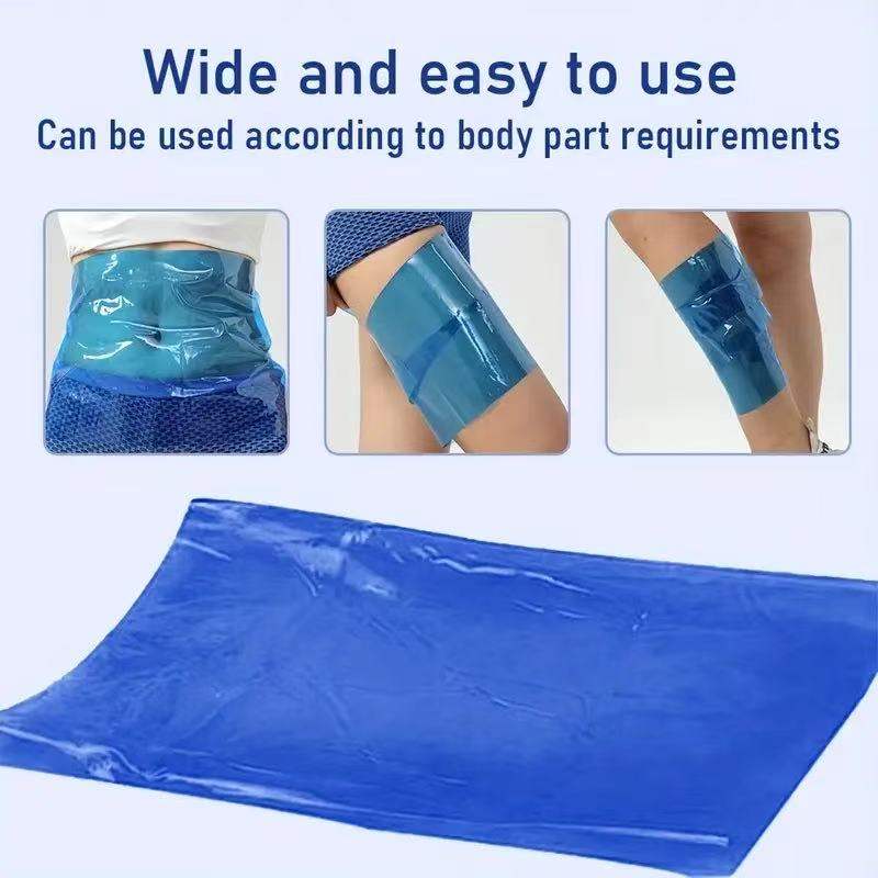 Sauna Waist Wrap Resuable Plastic Wrap Sauna Stomach Belt For Body Wrap Sweater Enhancer With 3pcs Packed