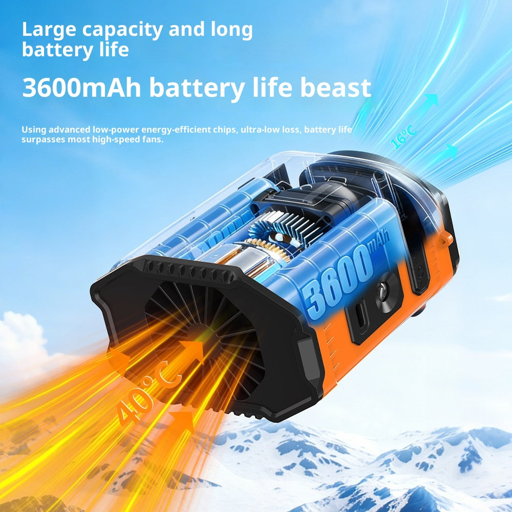 Portable Cooling Rechargeable Waist-Hanging Fan