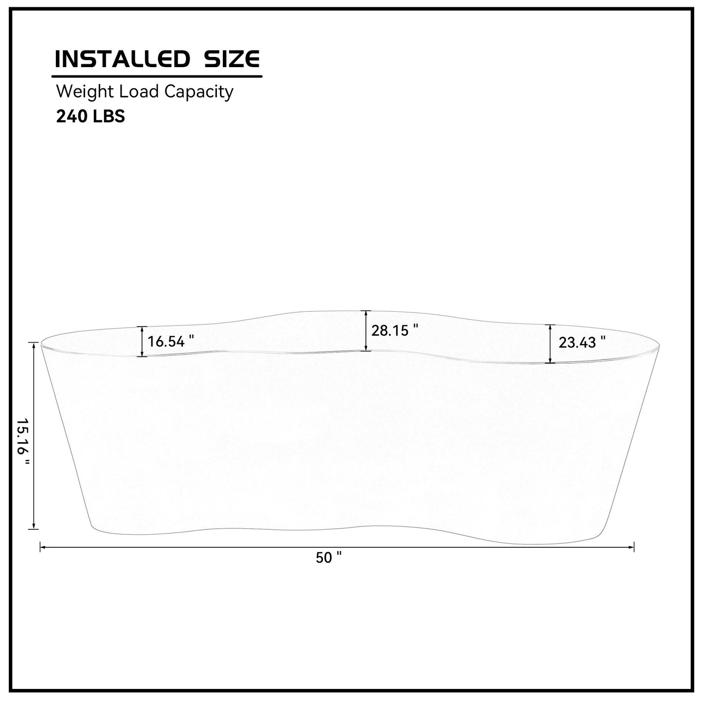 50 Inch Unique Shape Coffee Table Sturdy Fiberglass Tea Table For Living Room No Need Assembly PINK