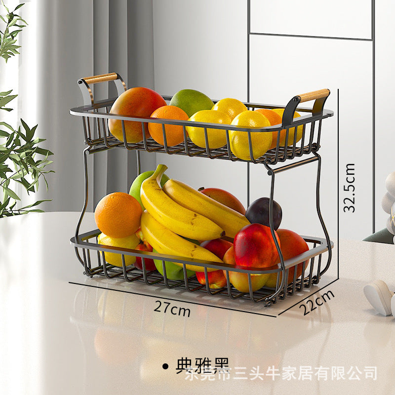 Creative Multi-Functional Kitchen Vegetable Rack