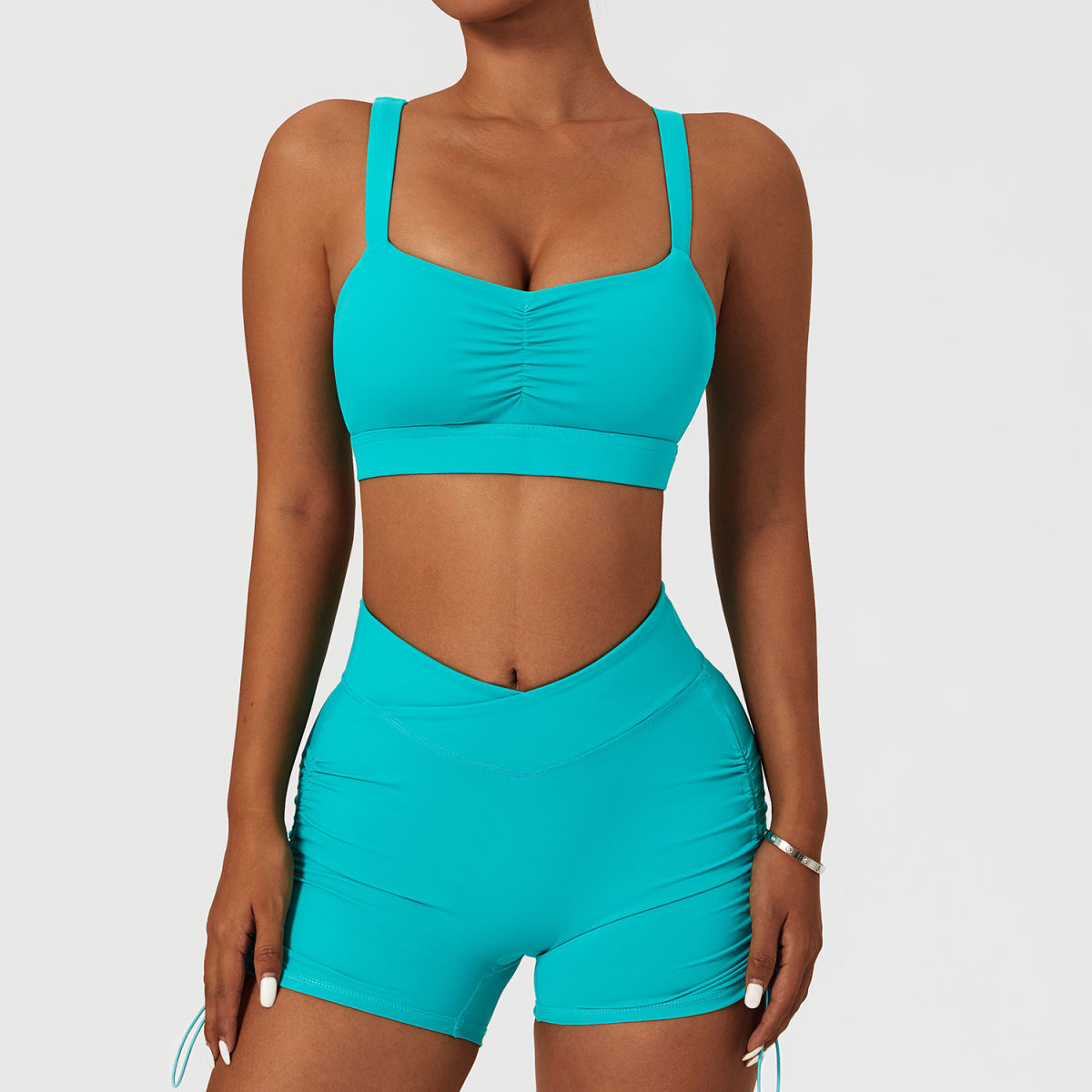 European And American Yoga Clothes Women's Short Stretch Quick-drying