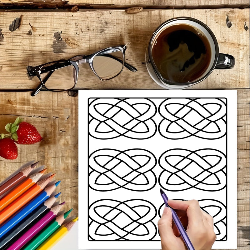 Mindfulness Patterns Bold-easy Coloring Book For Adults Cute Drawing Book Perfect Gift For Birthday Back To School Art Supplies