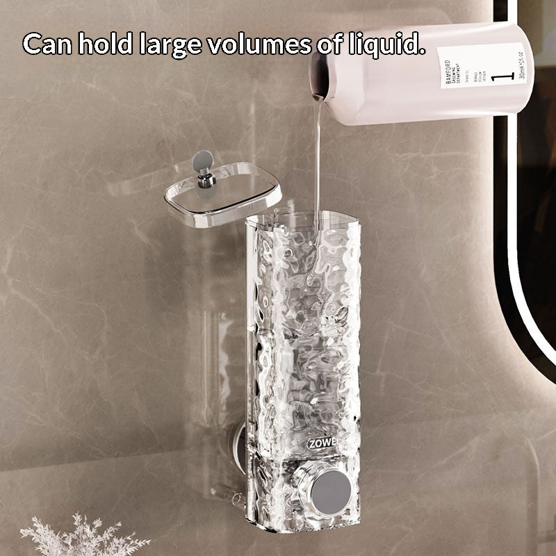Punch-free Suction Cup Soap Dispenser For Body Wash