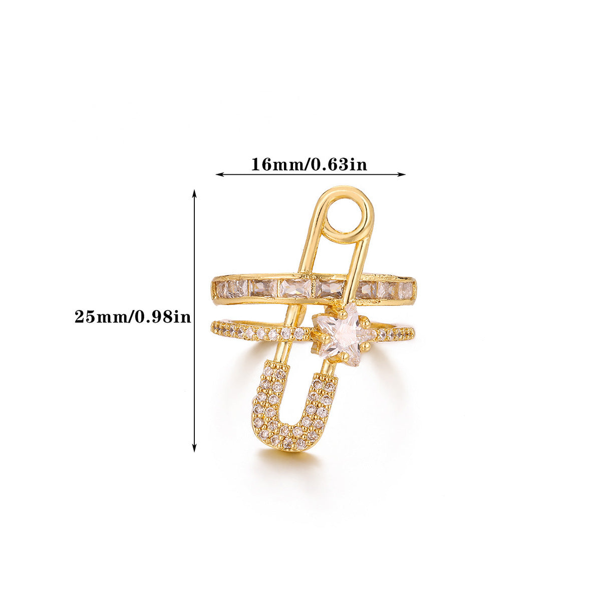 European Style Flower Zircon Adjustable Ring Vintage Fashion Female Finger Jewelry