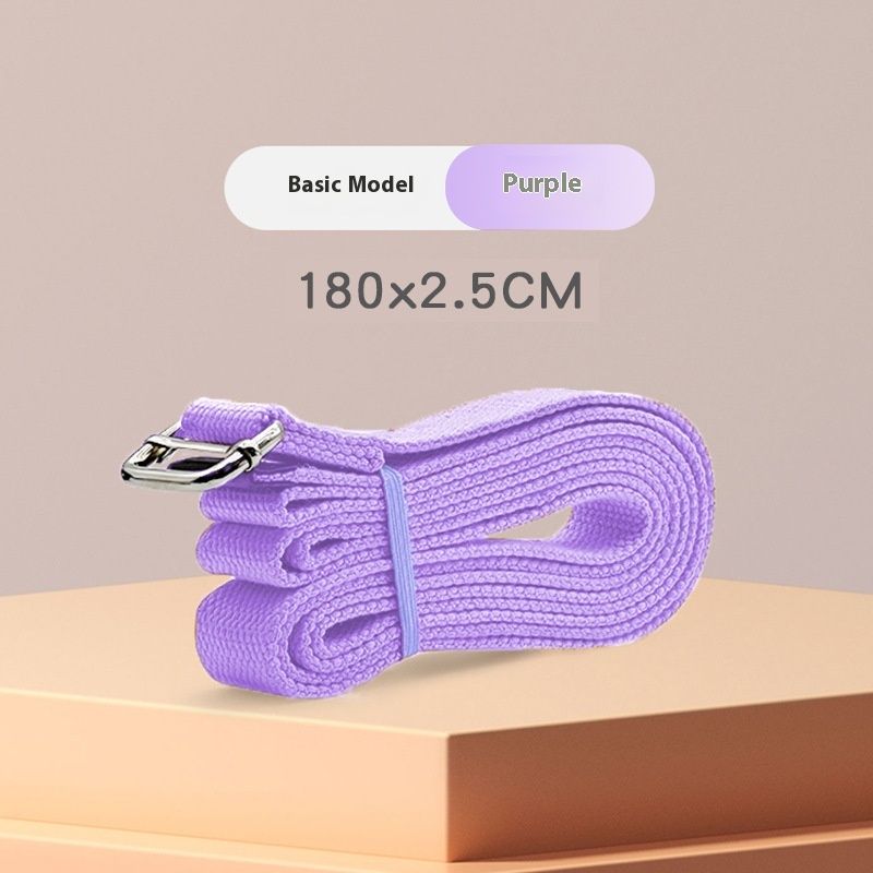 Metal Buckle Cotton Stretch Yoga Stretch Belt