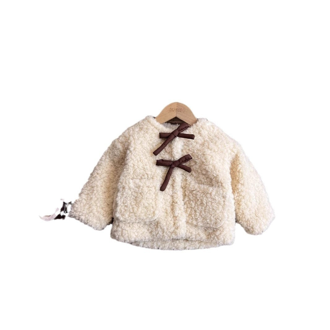 Girls' Coat Autumn And Winter New Korean Style Furry