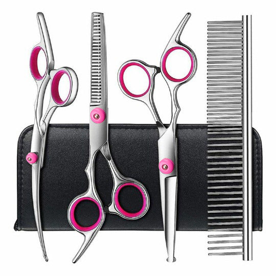 Pet Scissors Beauty 6-inch Fish Mouth Suit