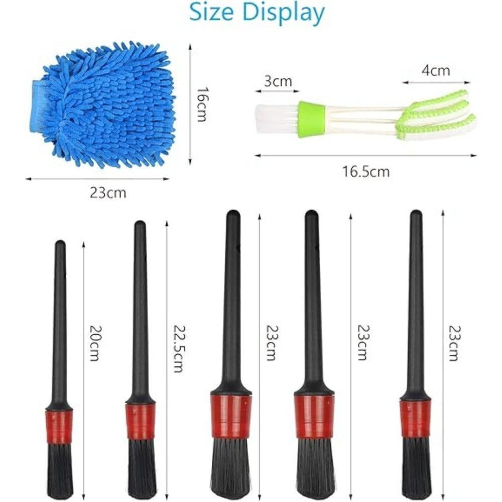 2-Piece Cleaning Brush Set, Car Care Brushes For Blinds And Vehicles, Versatile Cleaning Set For Car Care And Household Use, Ideal For Dust And Dirt—Event And Party Supplies